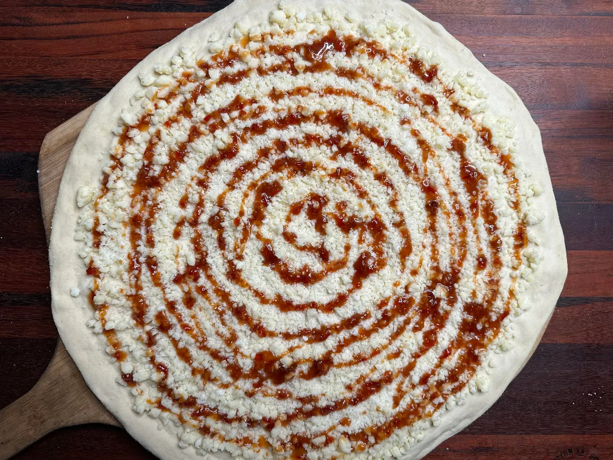 [Homemade] sausage and mushroom pizza