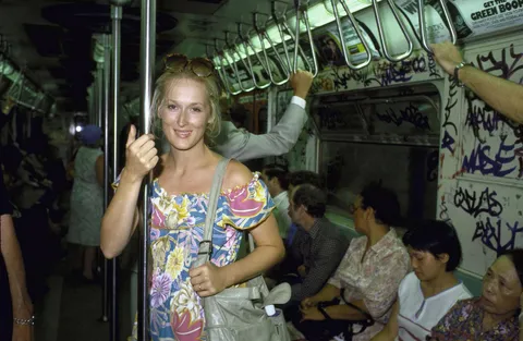 Meryl Streep ‘This was me on my way home from an audition for King Kong where I was told that I was too ugly for the part’ 1976