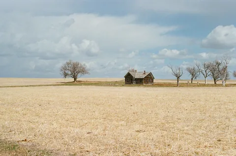 Abandoned in the Nebraska Sandhills | 35mm film