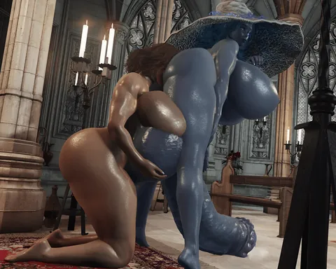 Ranni fills Melina with her Primeval Current (by me)