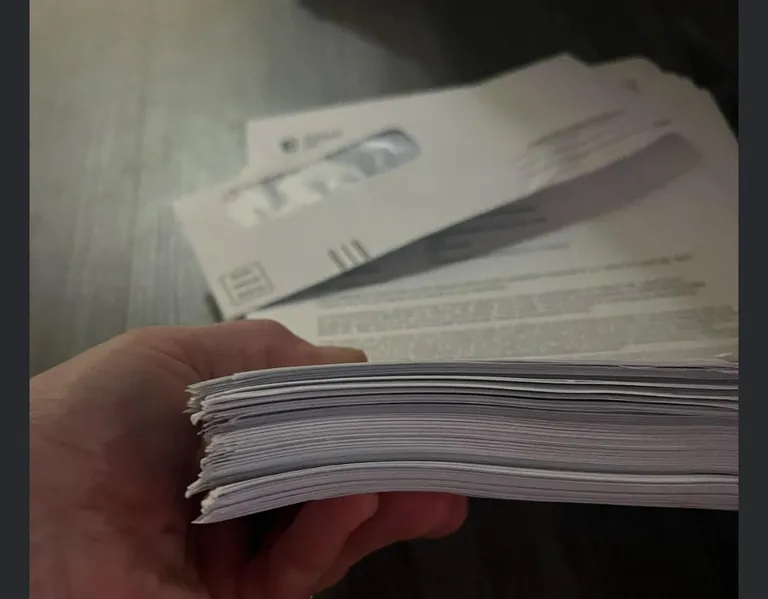 The amount of paper United Healthcare FedEx overnighted me - a denied appeal over sterilization