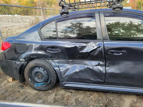 I was involved in a hit and run, but the idiot left their plate in my wheel.