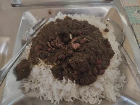 My university's dining hall food (≈ $0.22)