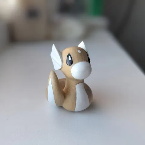 Carved a Dratini out of maple wood! [OC] 