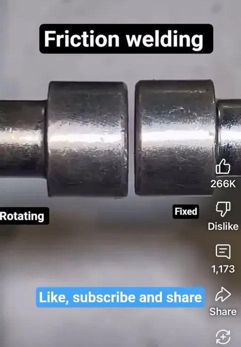 I never knew “friction welding” was a thing!