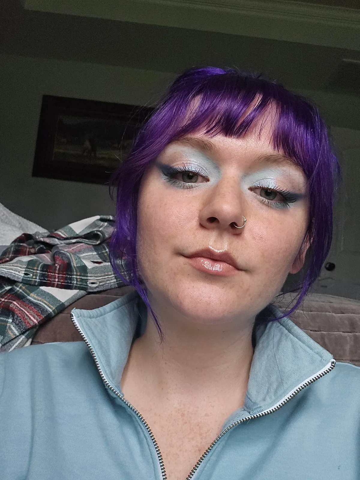 Matching my makeup to my sweater