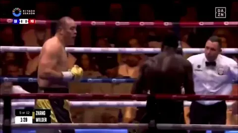 [Spoiler] Deontay Wilder gets knocked out by Zhilei Zhang with a vicious right hand in Round 5