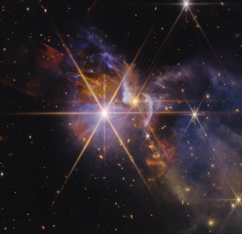 New JWST image reveals stars sparking to life