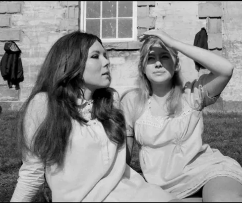 Diana Rigg and Helen Mirren, 1968