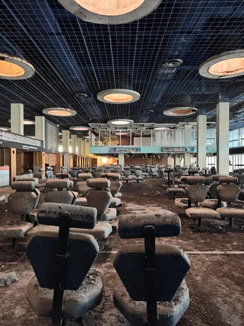 Abandoned airport left since 1974