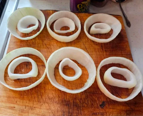 [Homemade] Stuffed Onion Rings