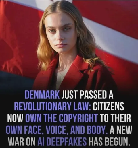 You own your own face in Denmark now, truly revaluationary :