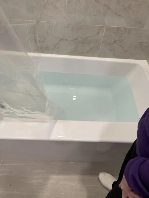 The water in my house is blue (way more blue in person)