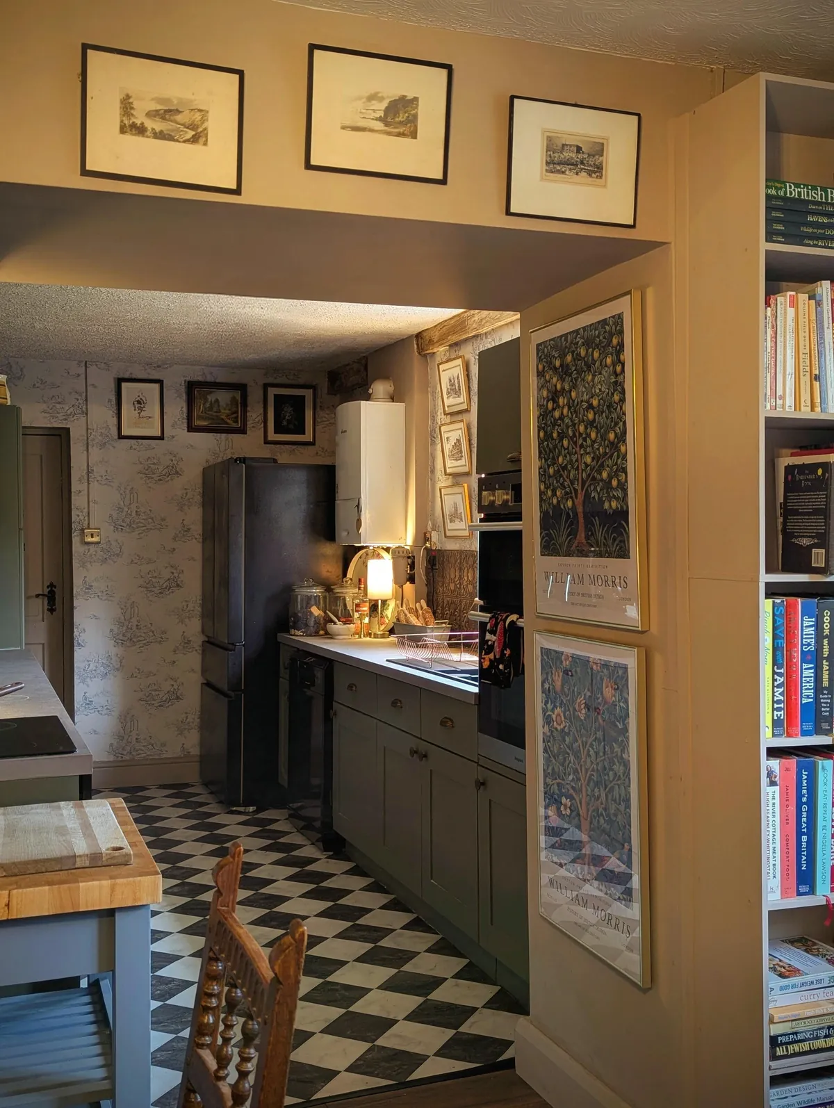 Our cottage kitchen, swipe for before