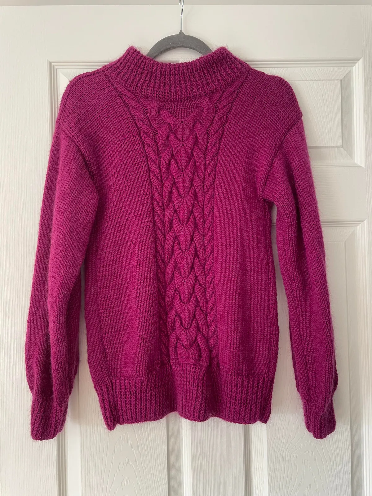 Wore the jumper my mom lovingly knitted for me once… then accidentally shrunk it in the wash 😭