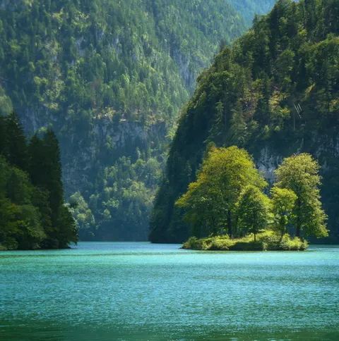 Always seeing Swiss and Italian Alps on this sub. The small German part of the Alps is also pretty nice. This is Königssee