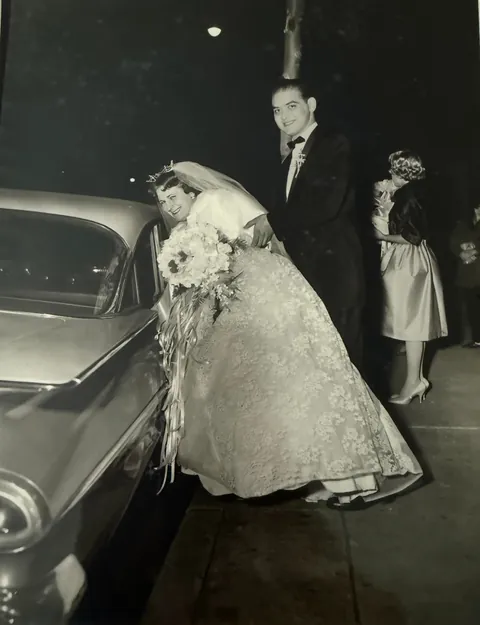 My grandparents wedding, 1959.