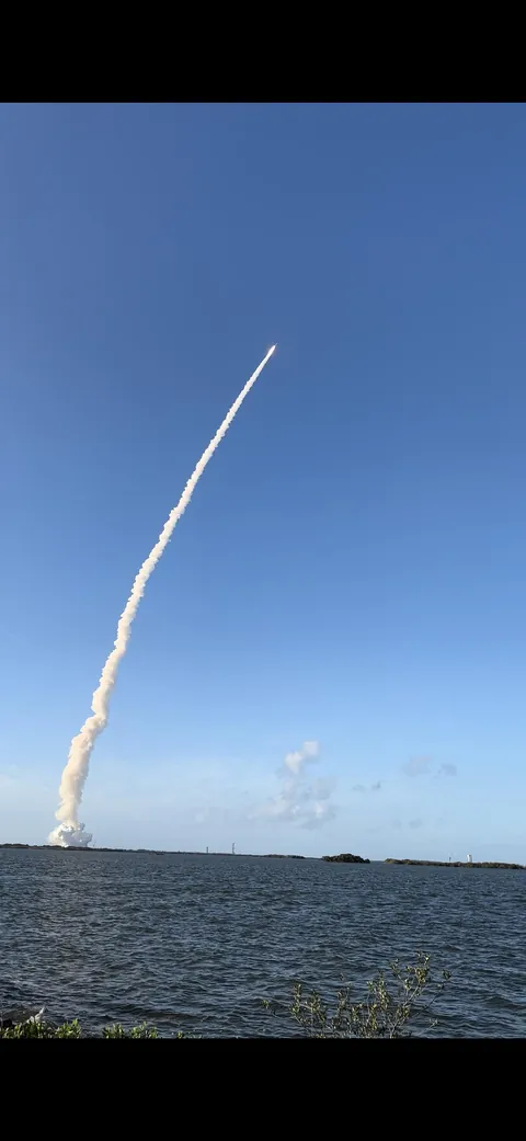 Artemis II view from Cape Canaveral