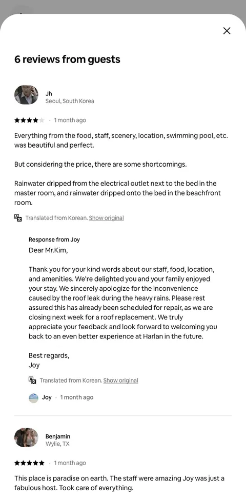 Heart's Harlan Beach Villa: another sketchy business?