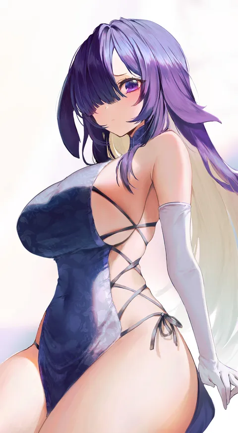 Tsukuyo’s new dress (@cherrypunchS2)[Blue Archive]