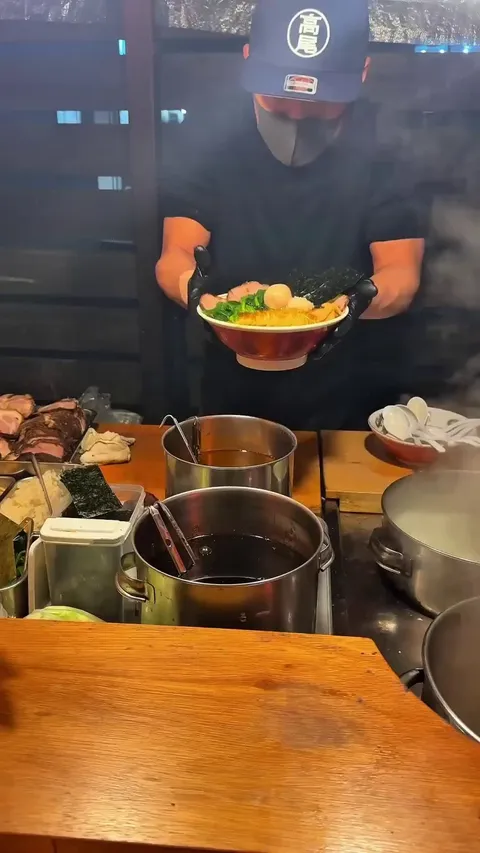 Making of Char siu ramen