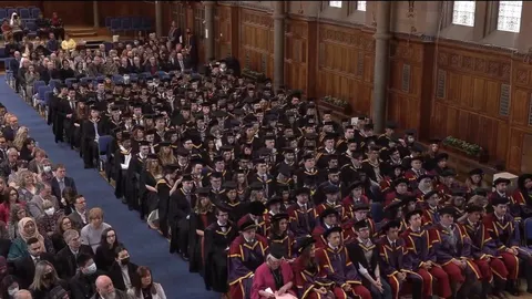 I spotted the cameras during my graduation