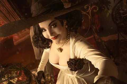 Lady Dimitrescu cosplay by me HellyValentine