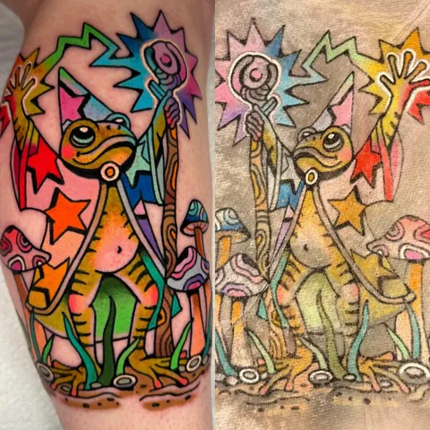 tattoos I’ve done &amp; their paper towel plasma prints • Instagram : @chidgeytattoos • Austin, TX • MP