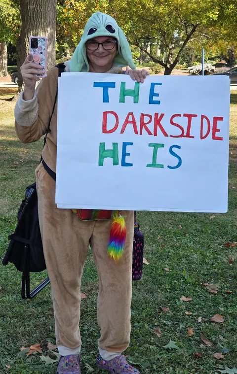 No Kings protest photos from the Quad Cities (Davenport, Iowa)