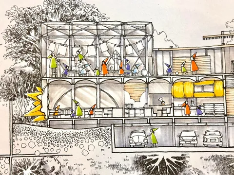 Kid cafe Representation drawing