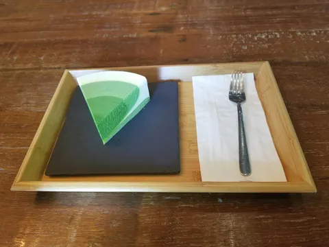 [I ate] Matcha Mousse Cake!