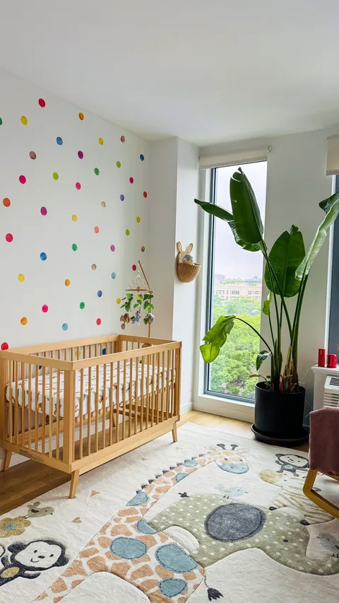 Baby girl’s nursery