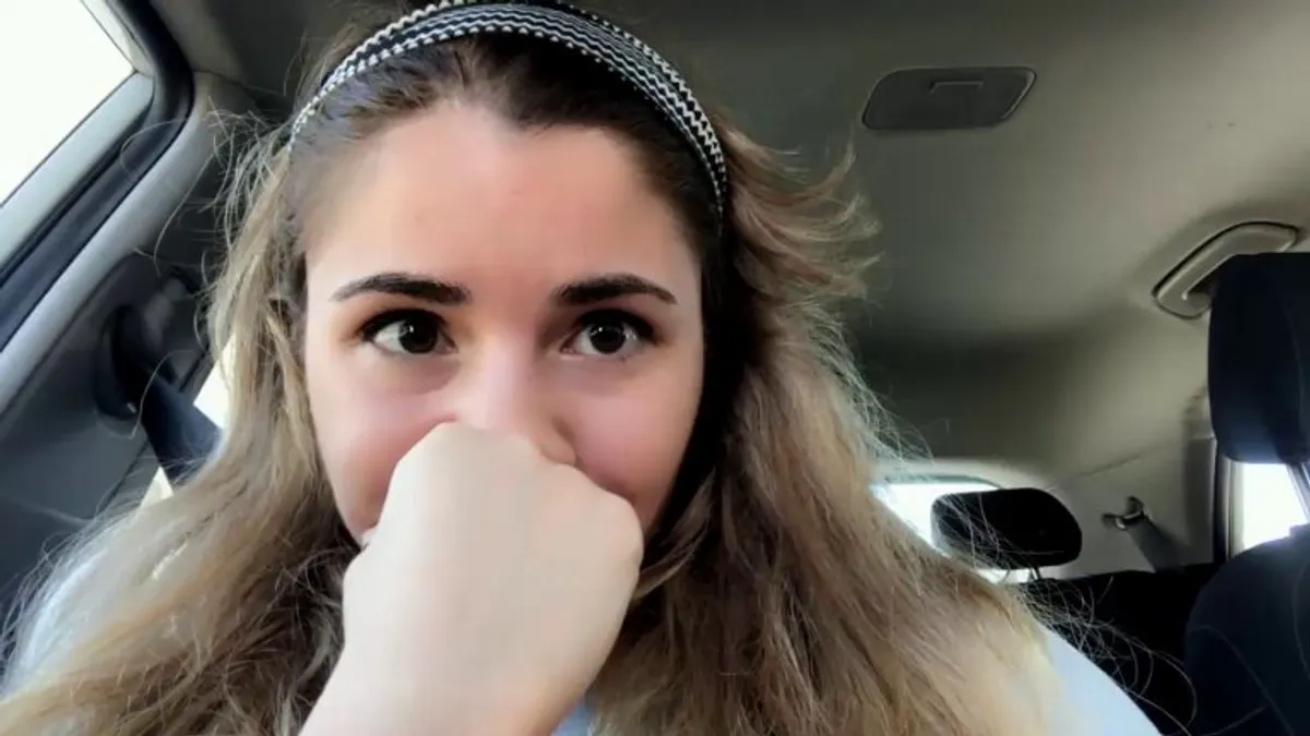 Redhead goes to the gym