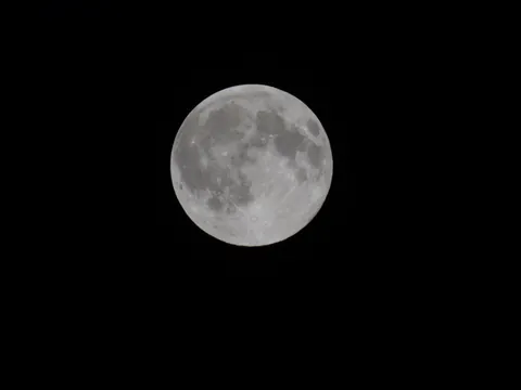 October's full moon last night