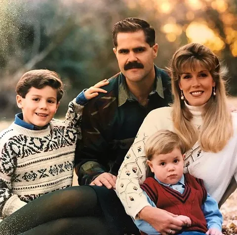 1992 My family Going hard with just about every early 90’s style trend