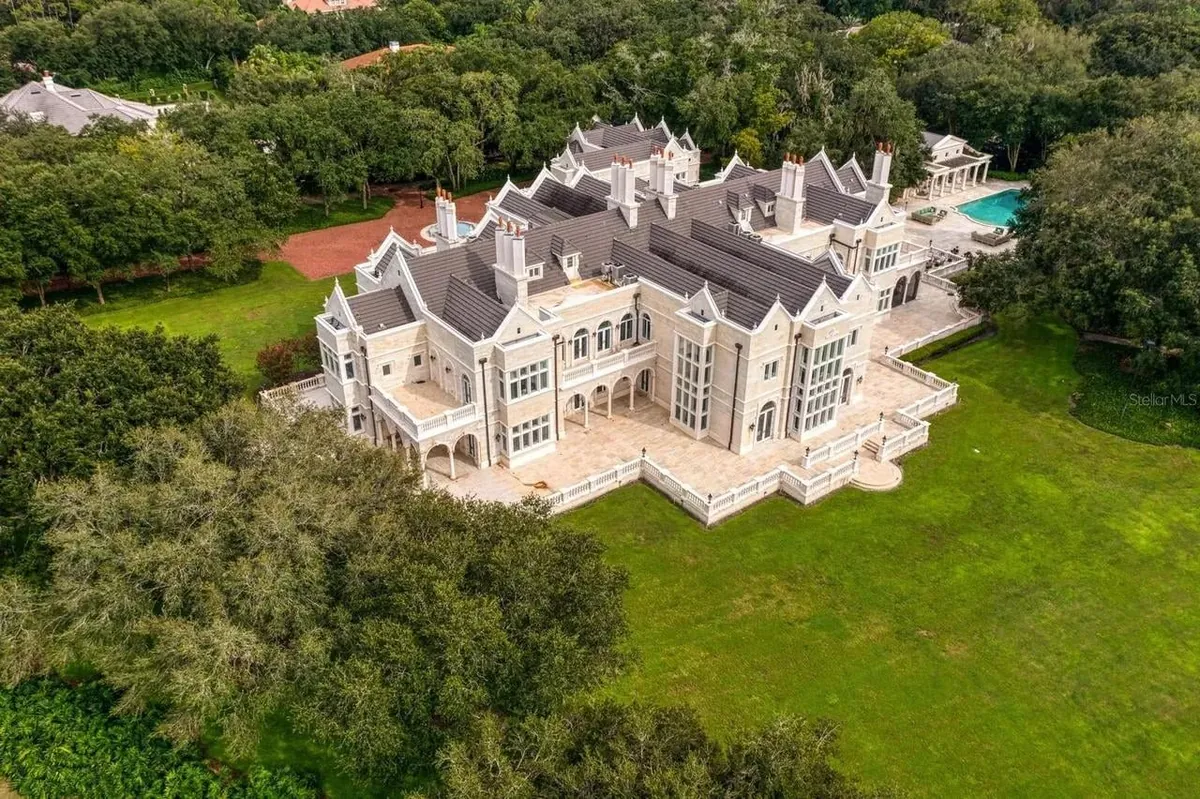 (OC) Mansion owned by church accused of making $50 million off 'slave' telemarketing (via my drone)