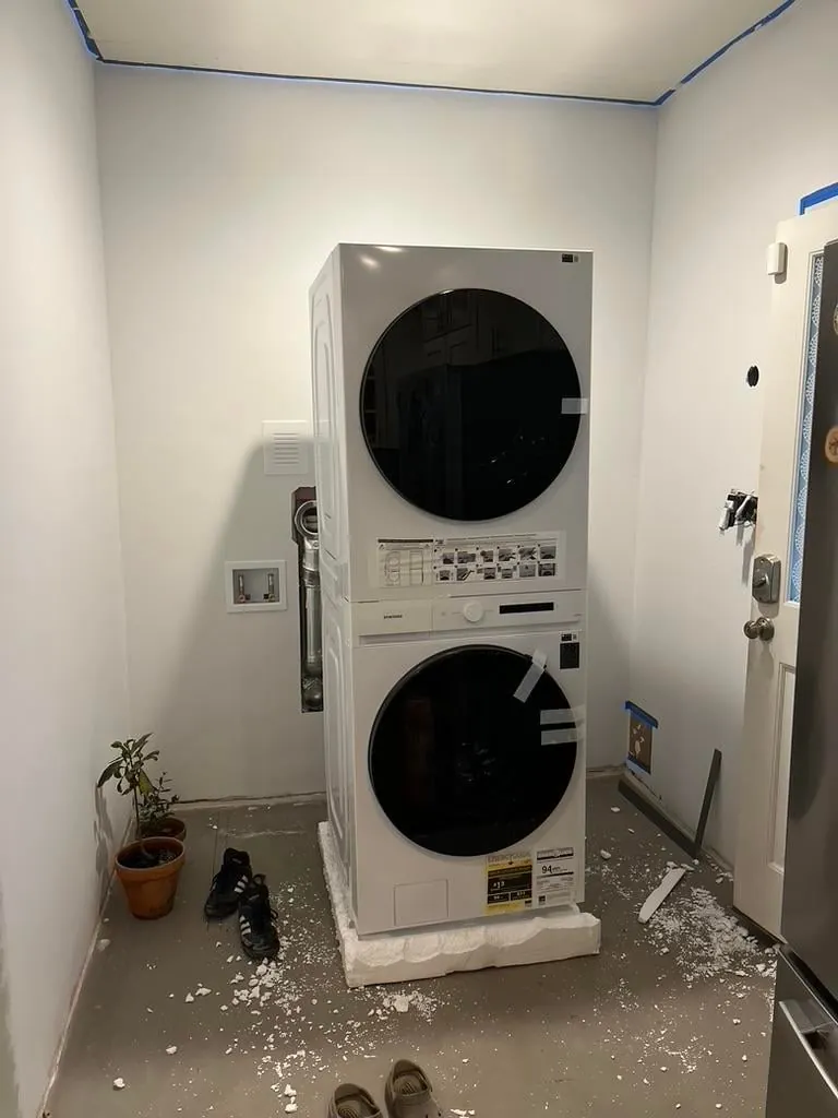 New laundry nook in our 150yr old house! After/Before and Full Process