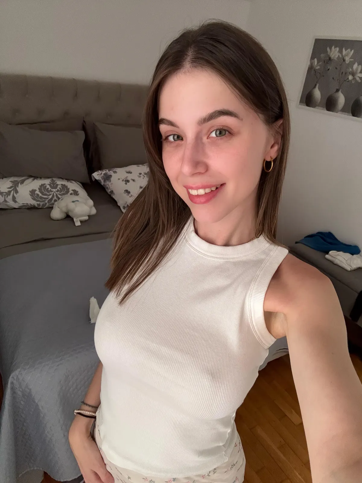 Enjoying a braless weekend