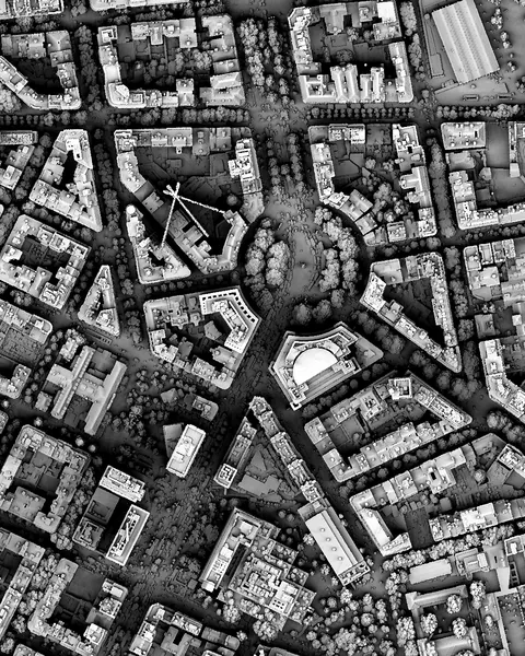 [OC] Fragments from my collection of very detailed shaded maps of cities