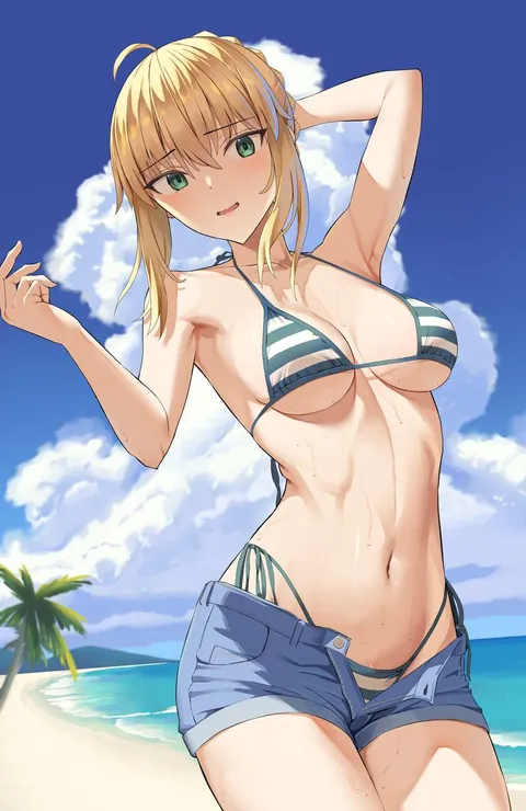 Beach Saber [Fate/Stay Night]