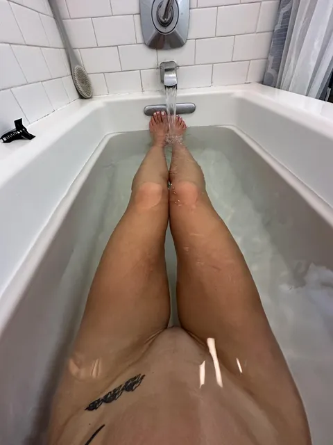 Soaking my legs after a long day!
