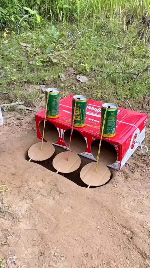 An improvised fowl trap