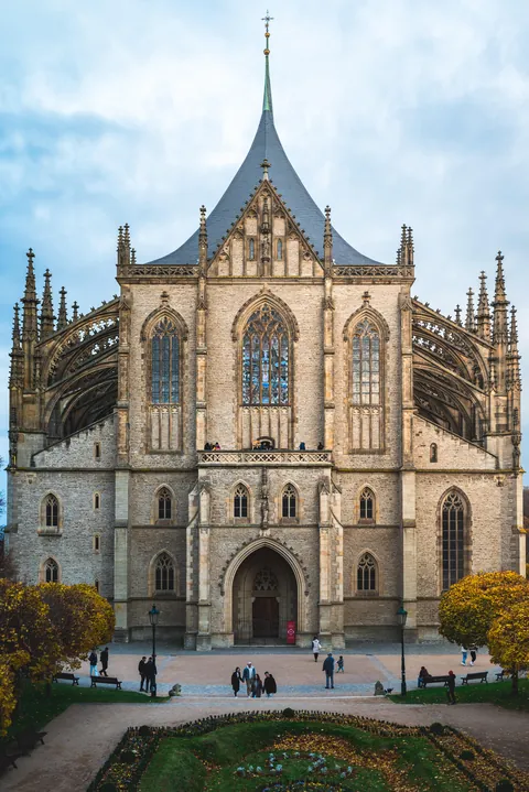St Barbara's Church, Kutná Hora, Czechia.