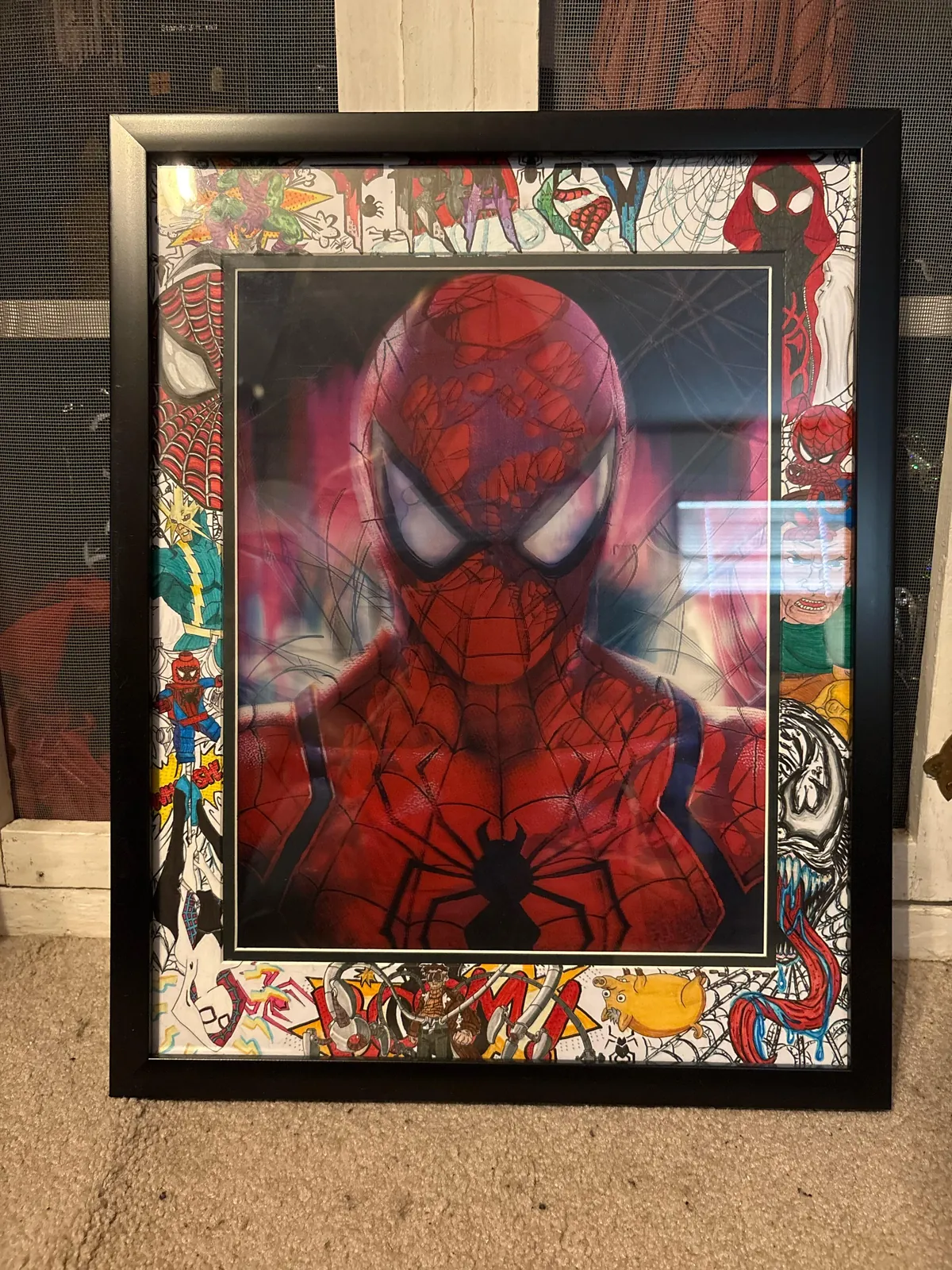 I made this for a good friend of mine years ago for his birthday. He caught feelings, I did not, so I rejected him. I found this outside my house today.