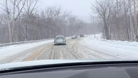 [oc] Good luck with that long ass Vermont hill, 2WD Tesla!