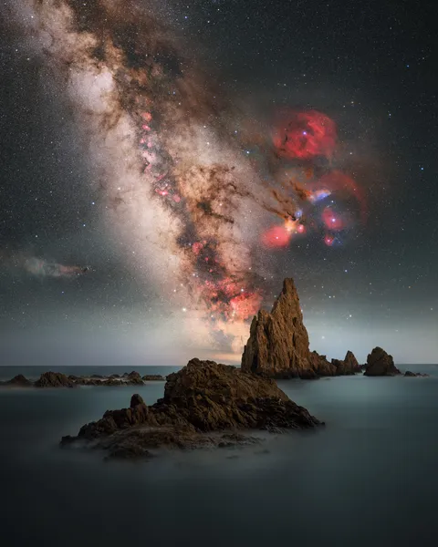 The Milky Way core in HaRGB