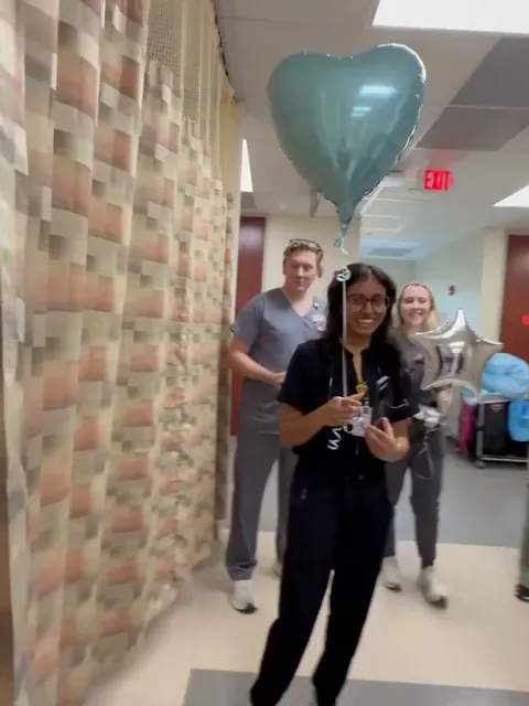 Cancer came back as stage 4. Emergency surgery landed on her birthday, and this is how her nurses surprised her.