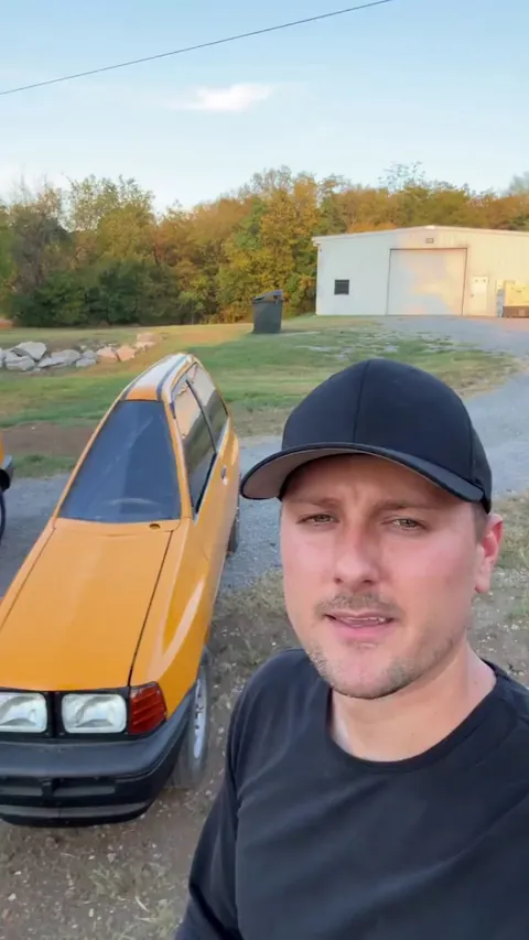 Nashville man who made world's thinnest road-legal car has now turned a tiny Ford Festiva into a bizarre 10-foot-wide highway monster