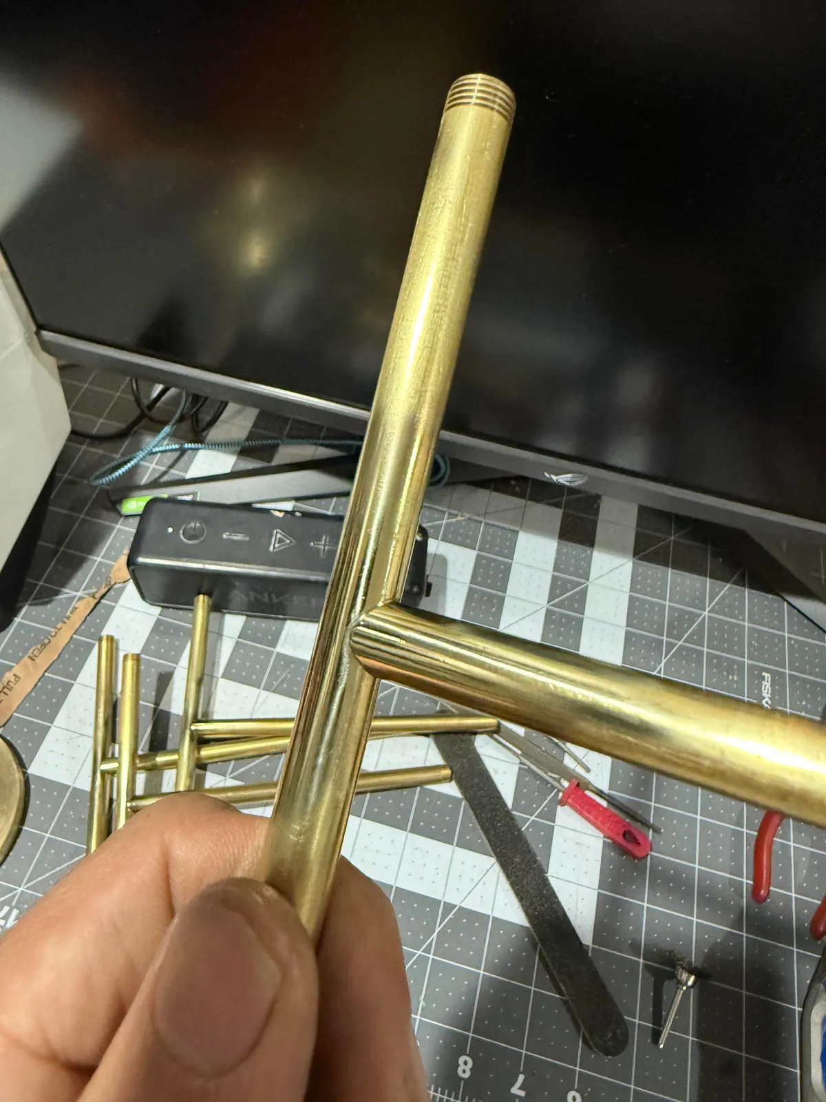 I made a pair of wall sconces for my bedroom renovation