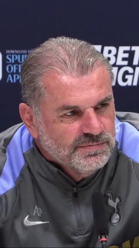 Ange Postecoglou on Solanke's ankle injury: "Think of the poor old manager mate. Forget the player, what about me? I have just lost my key striker a week and a half after buying him. I need an arm around me!"